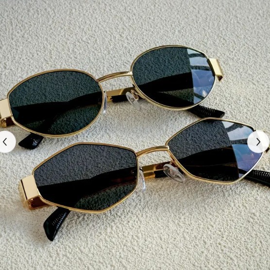 Trendy Round Frame Metal Sungl - Women Fashion Glasses recension och pris