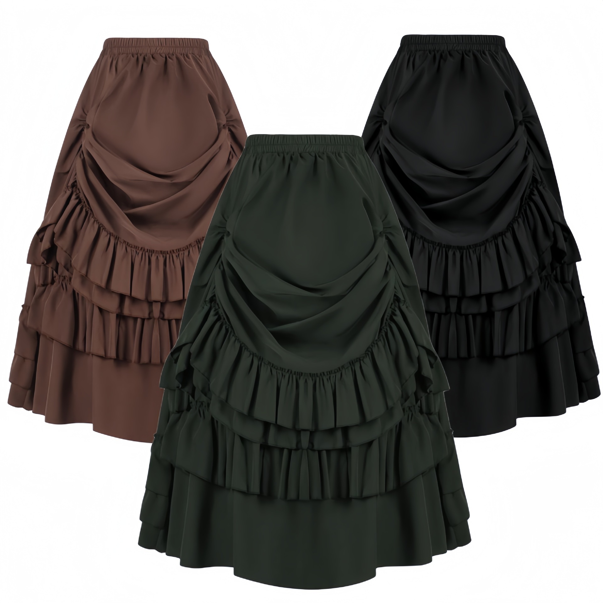 New Medieval Gothic Style Shor - Women'S Fashion Renaissance Period recension och pris