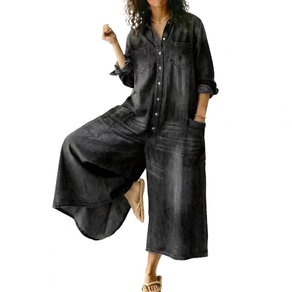 Women's Oversized Denim Jumpsu - Women'S Fashion Overalls recension och pris