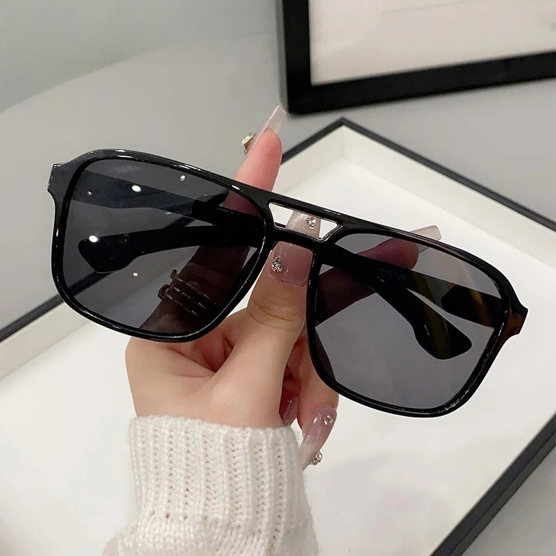 Square Double Bridges Sunglass - Women Fashion Glasses recension och pris