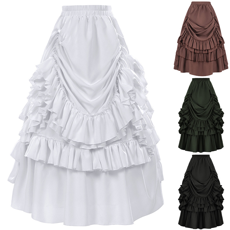Retro Gothic Style Short Skirt - Women'S Fashion Renaissance Period recension och pris