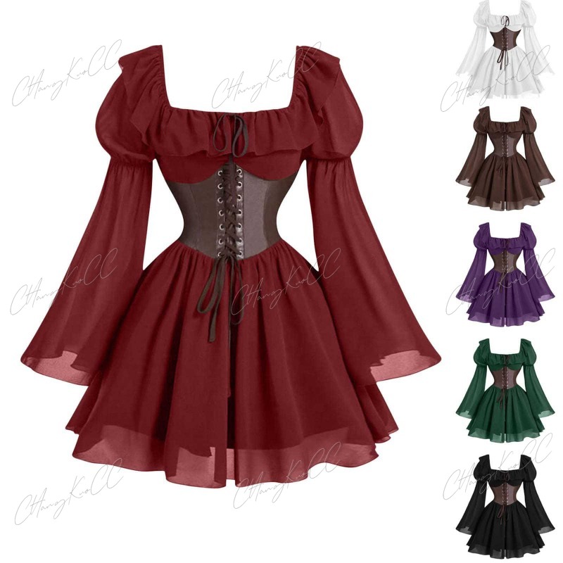 Renaissance Period Medieval Ne - Women'S Fashion Renaissance Period recension och pris