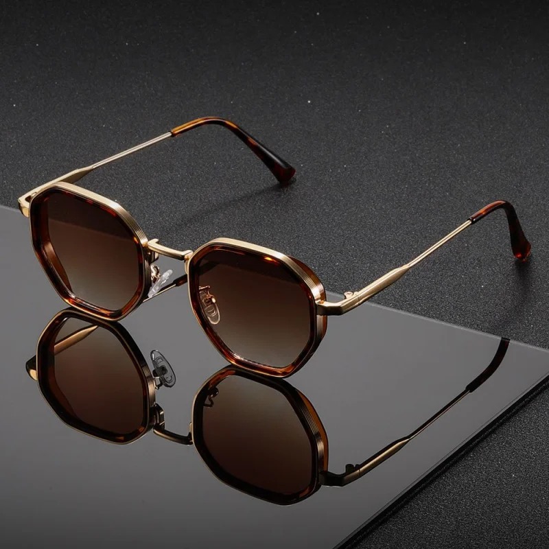 1 Pair Unisex Round Metal Fash - Women Fashion Glasses recension och pris