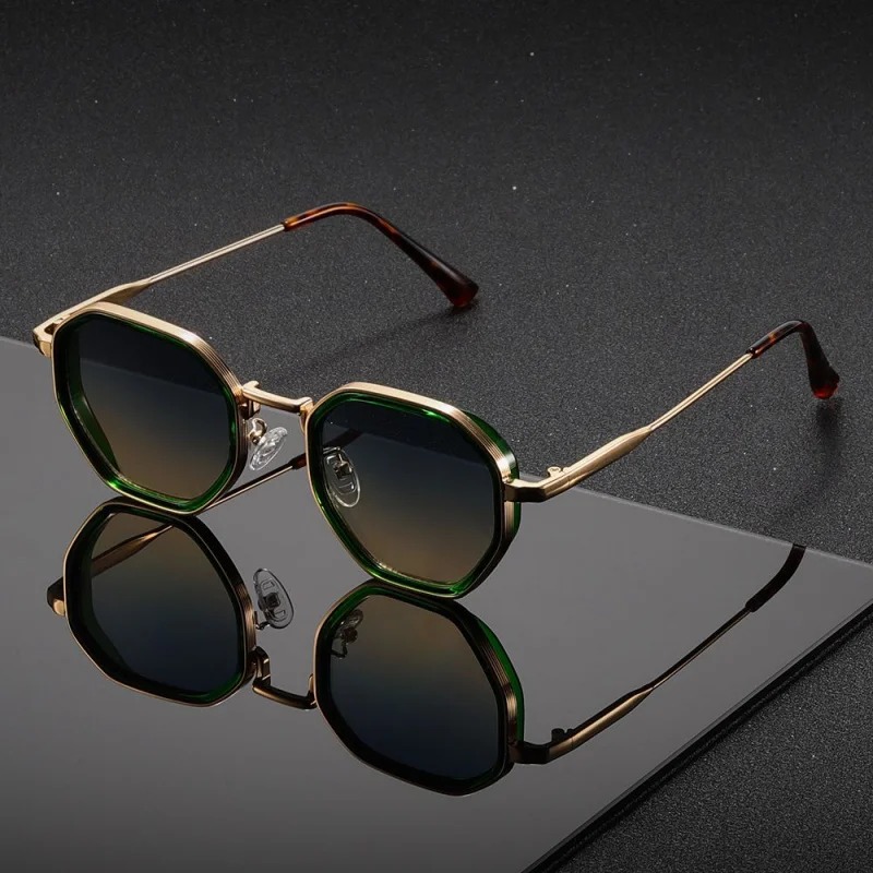 1 Pair Unisex Round Metal Fash - Women Fashion Glasses recension och pris