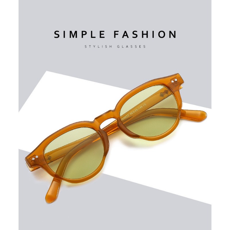 Samjune Trendy Rivet Round Sun - Women Fashion Glasses recension och pris