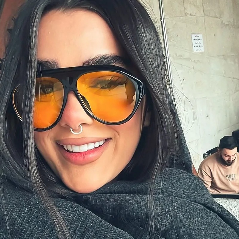 Large Frame Aviator Sunglasses - Women Fashion Glasses recension och pris