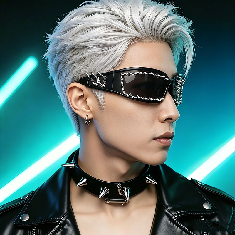 New Fashionable Handmade Punk  - Women Fashion Glasses recension och pris