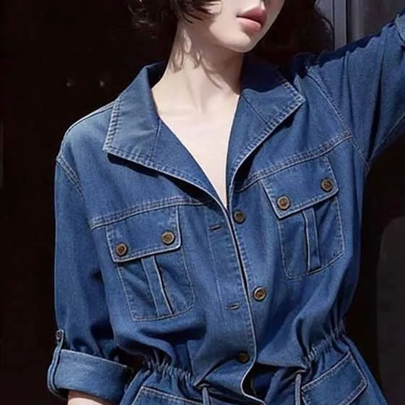 American Hong Kong Style Desig - Women'S Fashion Denim Jacket recension och pris
