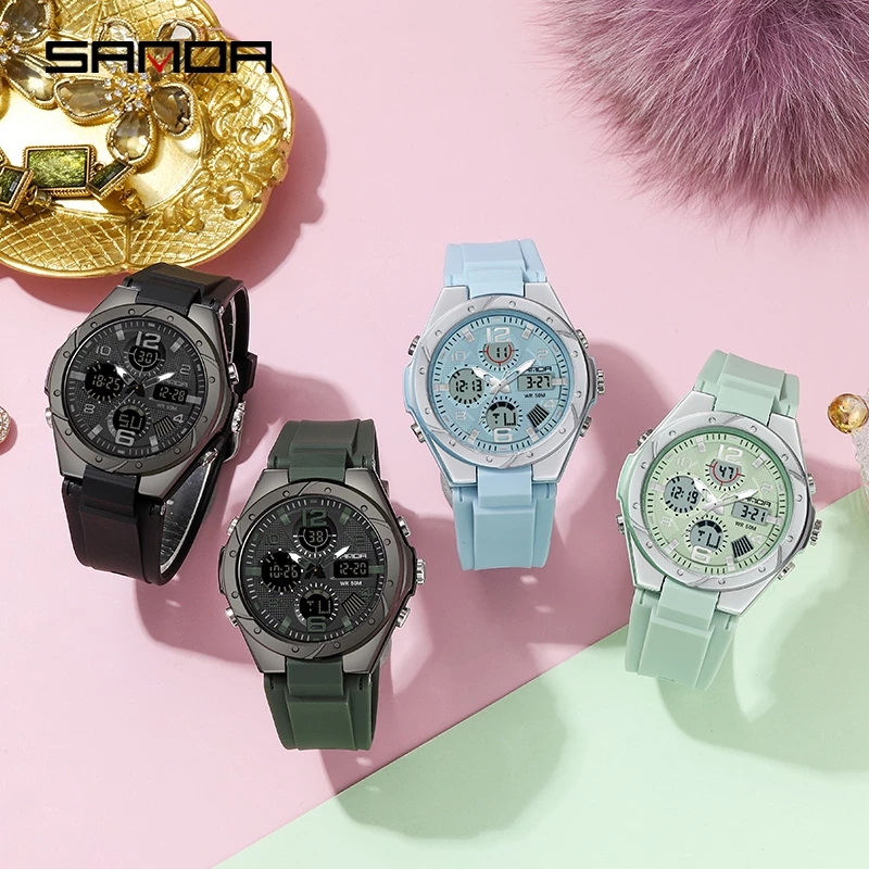 SANDA Pink Watch for Women Ana - Women Fashion Week 2026 recension och pris