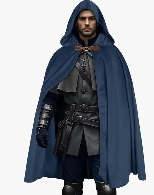 Men's Velvet Hooded Cloak Rena - Women'S Fashion Renaissance Period recension och pris