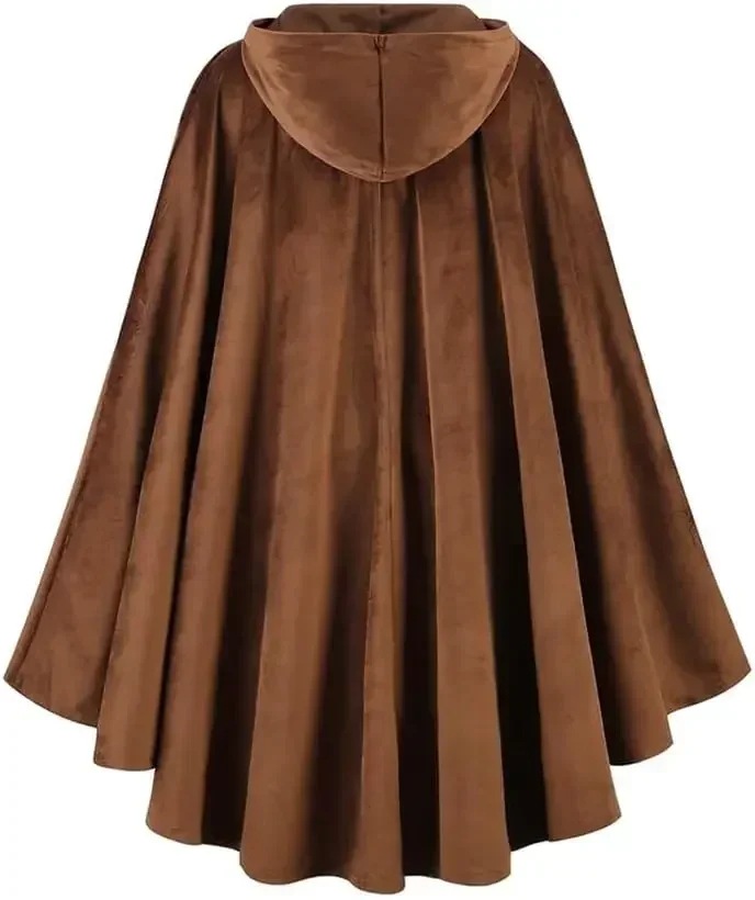 Men's Velvet Hooded Cloak Rena - Women'S Fashion Renaissance Period recension och pris