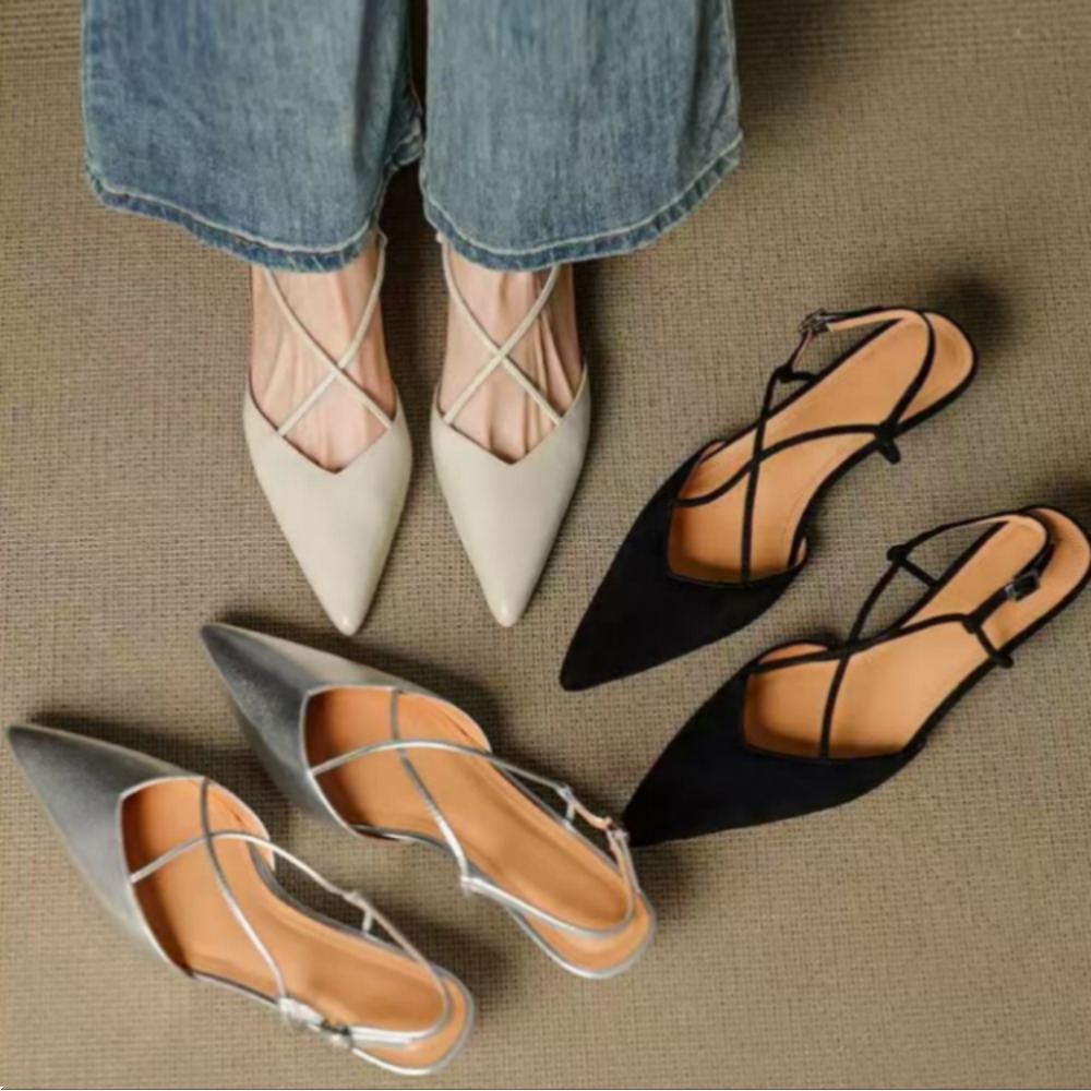 2026 New Style Pointed Toe Low - Women'S Fashion Q recension och pris