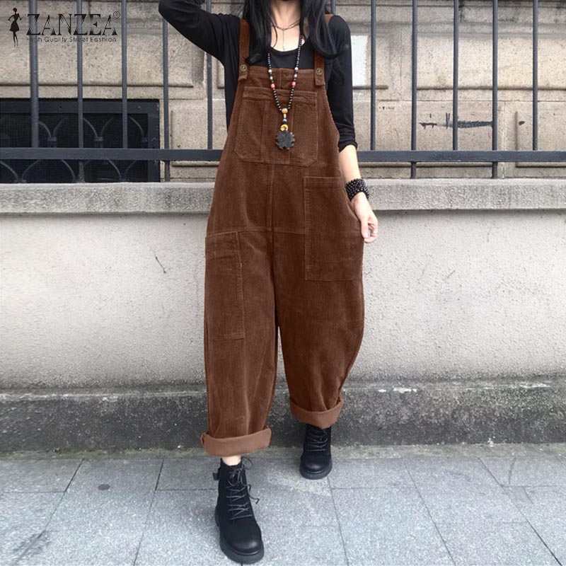 Corduroy Overalls Women's Summ - Women'S Fashion Overalls recension och pris