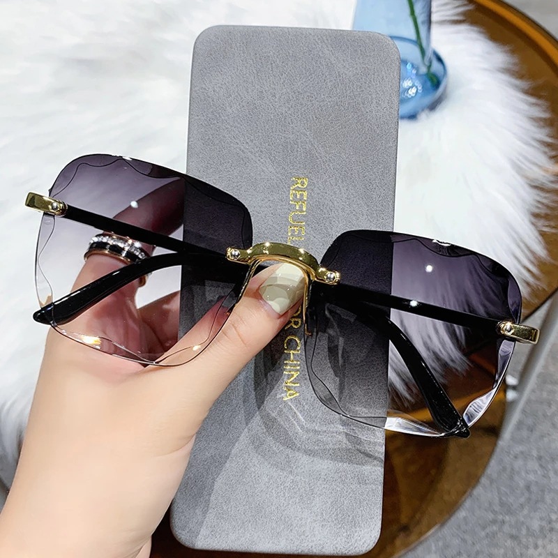 1/3PCS New Rimless Women's Sun - Women Fashion Glasses recension och pris