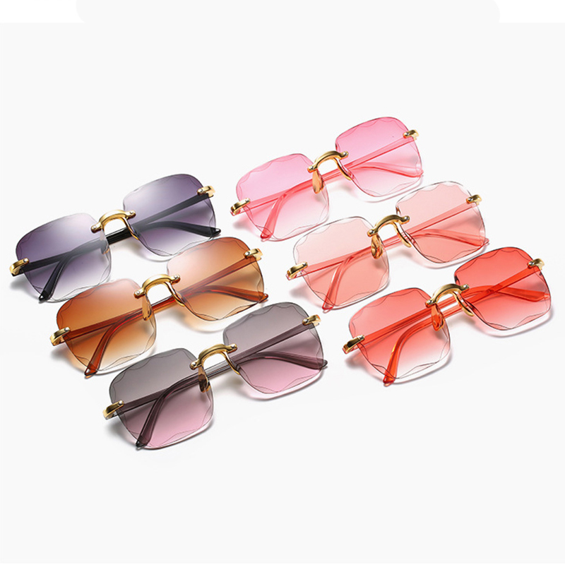 1/3PCS New Rimless Women's Sun - Women Fashion Glasses recension och pris