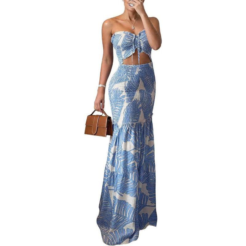 CHICME Floral Vacation Dress H - Maxi Dress Boho recension och pris