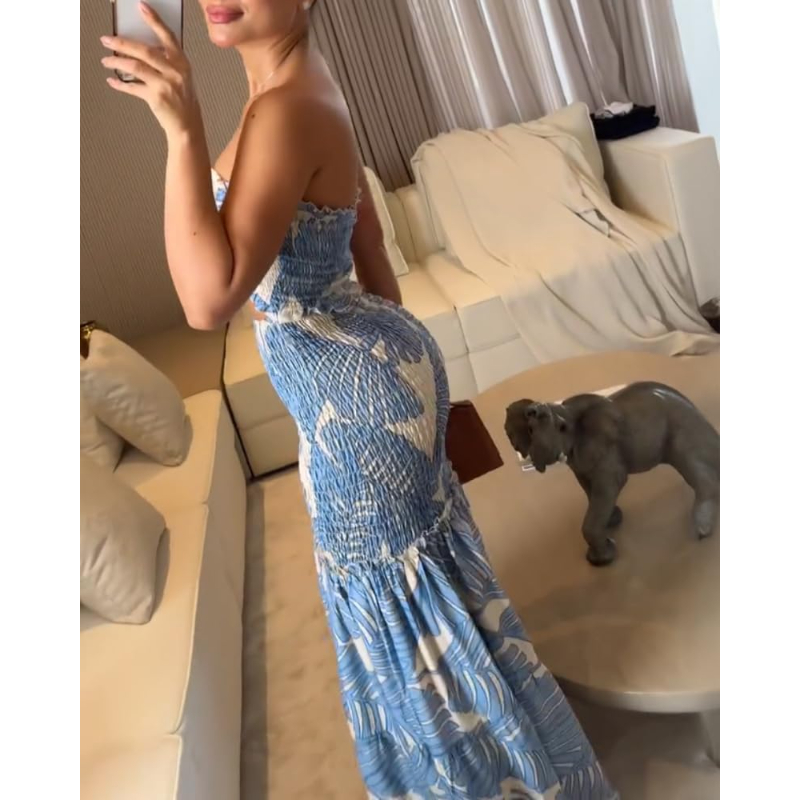 CHICME Floral Vacation Dress H - Maxi Dress Boho recension och pris