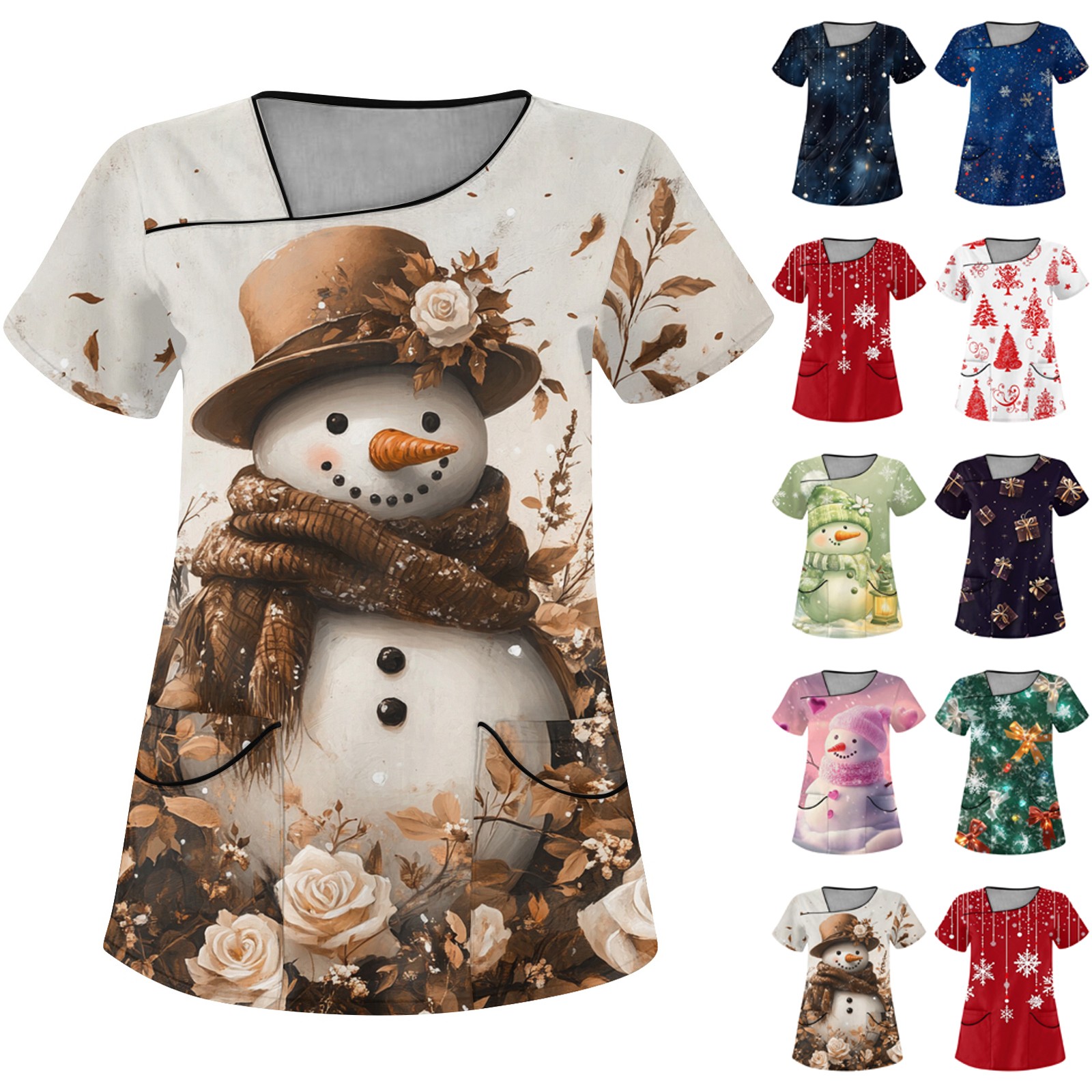 T-Shirt Christmas Nurse Unifor - Women'S Fashion Overalls recension och pris