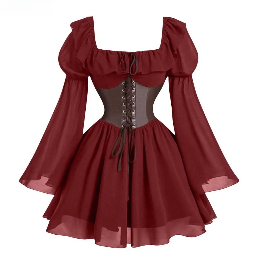 Medieval Dress Renaissance Per - Women'S Fashion Renaissance Period recension och pris