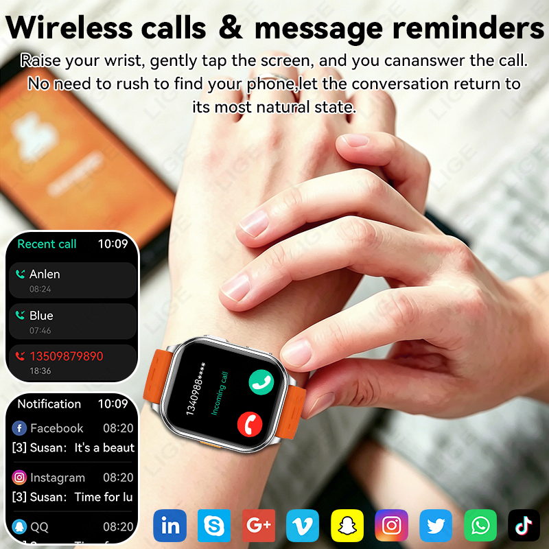 LIGE 2026 Camera Smart Watch M - Women Fashion Week 2026 recension och pris