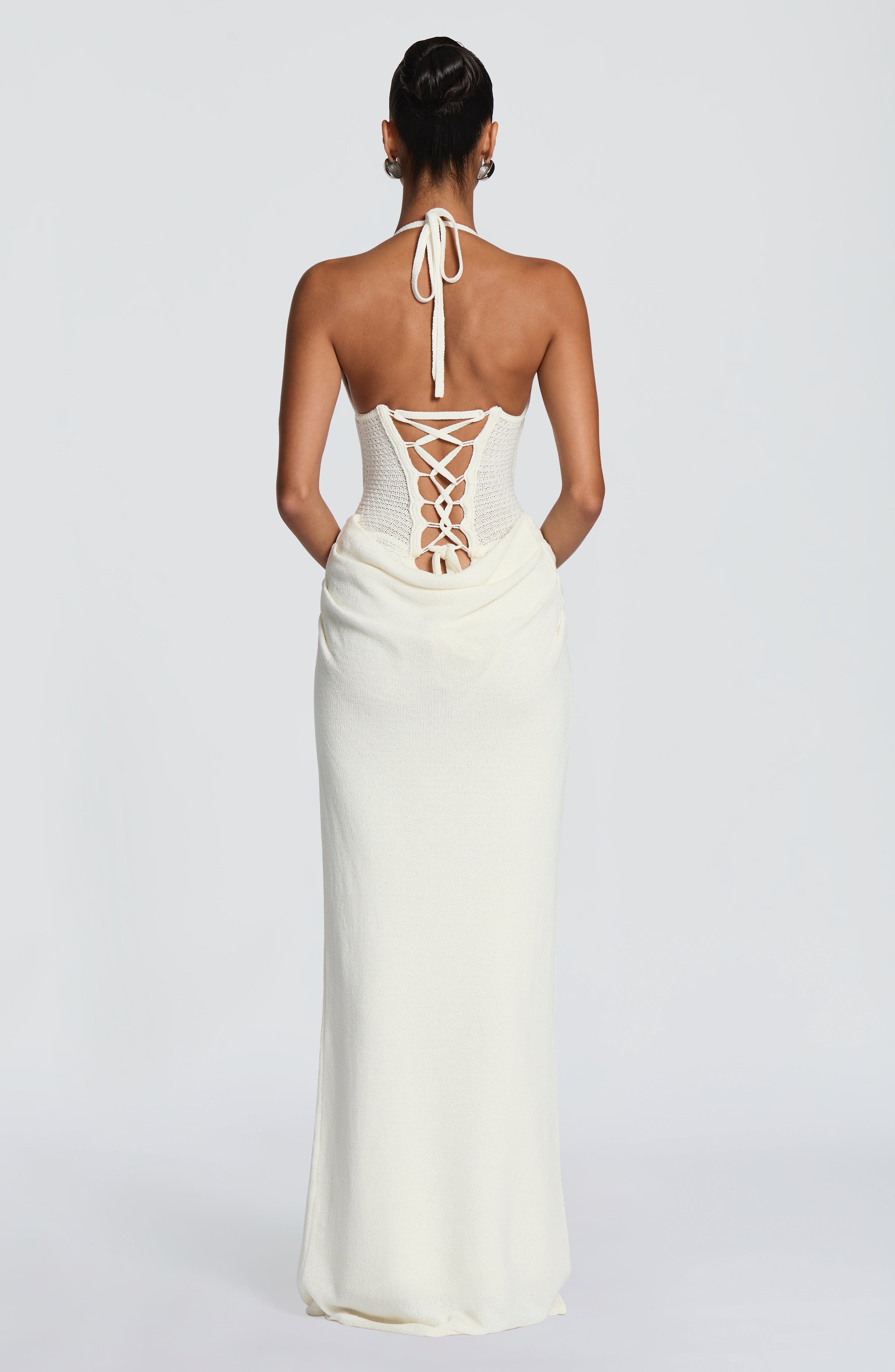 Boho Halter Knit Maxi Dress Ho - Maxi Dress Boho recension och pris