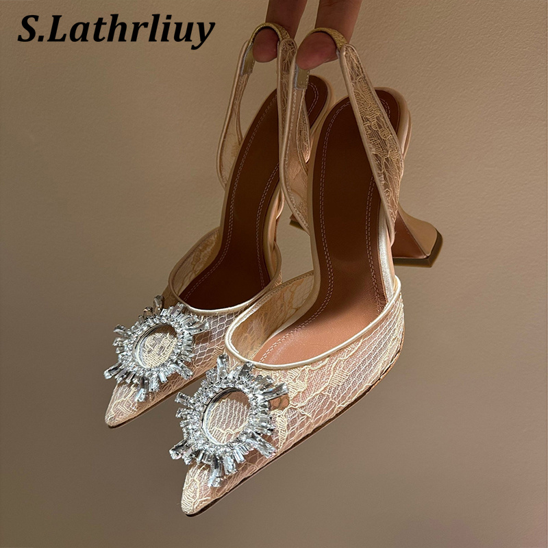Sandals Rhinestone Flower Poin - Women'S Fashion Q recension och pris