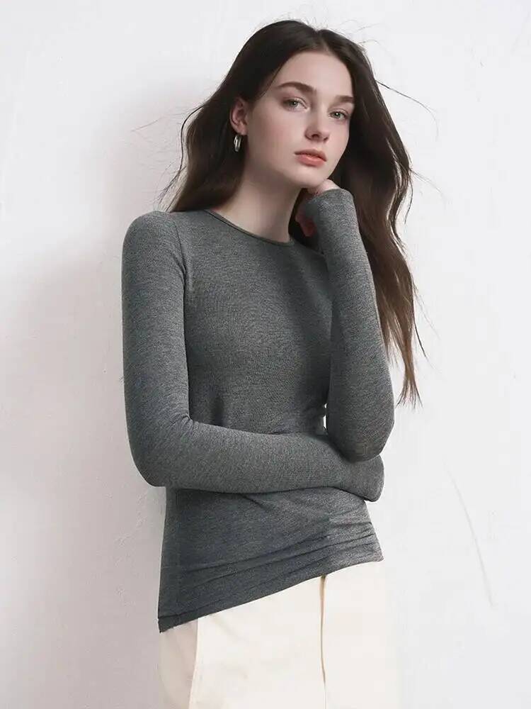 Women Cashmere Blend Long Slee - Women'S Fashion Q recension och pris