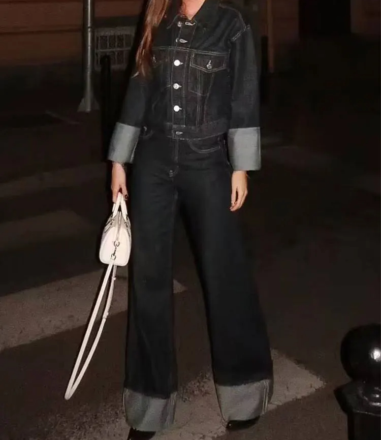 Women's Fashion Suit Retro Spl - Women'S Fashion Denim Jacket recension och pris